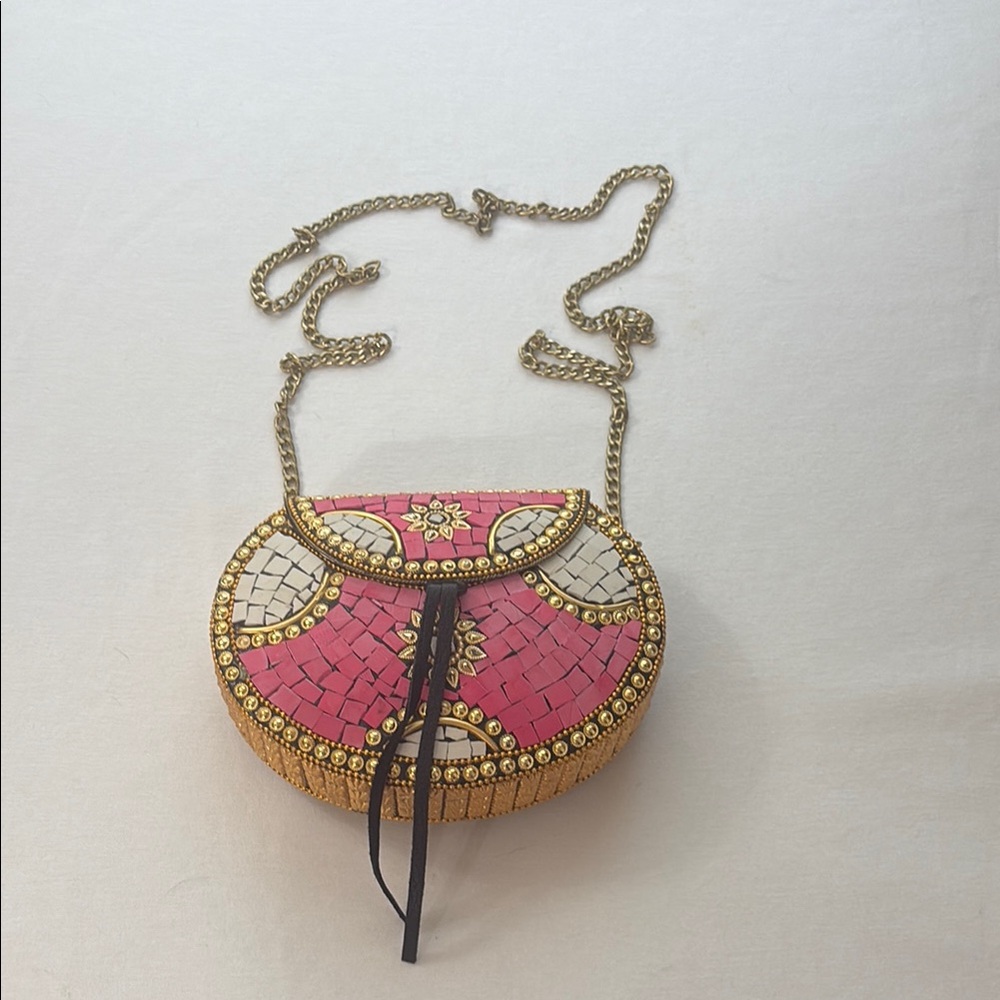 Pink and Gold Mosaic Women's Bag- by LULU
